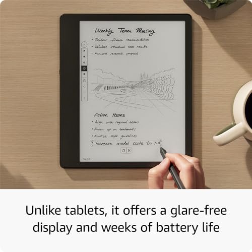 Amazon Kindle Scribe (32 GB) the first Kindle and digital notebook, all in one, with a 10.2” 300 ppi Paperwhite display, includes Premium Pen