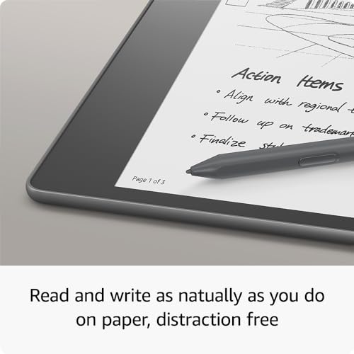 Amazon Kindle Scribe (32 GB) the first Kindle and digital notebook, all in one, with a 10.2” 300 ppi Paperwhite display, includes Premium Pen