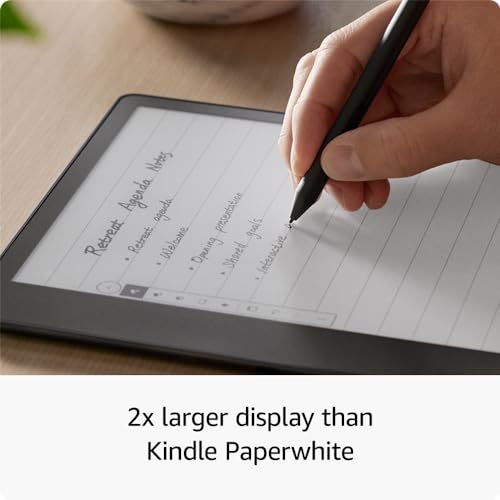 Amazon Kindle Scribe (32 GB) the first Kindle and digital notebook, all in one, with a 10.2” 300 ppi Paperwhite display, includes Premium Pen