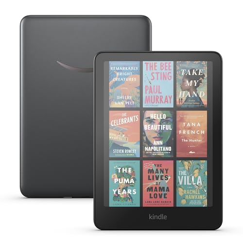 Amazon Kindle Colorsoft Signature Edition (32 GB) – With color display, auto-adjusting front light, wireless charging, and long battery life - Metallic Black