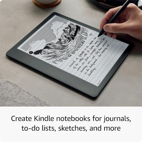 Amazon Kindle Scribe (32 GB) the first Kindle and digital notebook, all in one, with a 10.2” 300 ppi Paperwhite display, includes Premium Pen