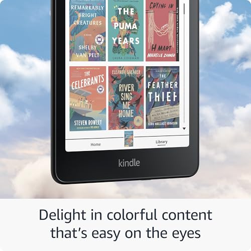 Amazon Kindle Colorsoft Signature Edition (32 GB) – With color display, auto-adjusting front light, wireless charging, and long battery life - Metallic Black