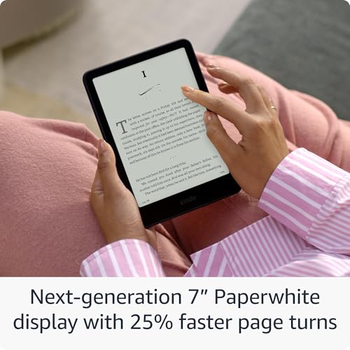 All-new Amazon Kindle Paperwhite (16 GB) – Our fastest Kindle ever, with new 7" glare-free display and weeks of battery life – Black