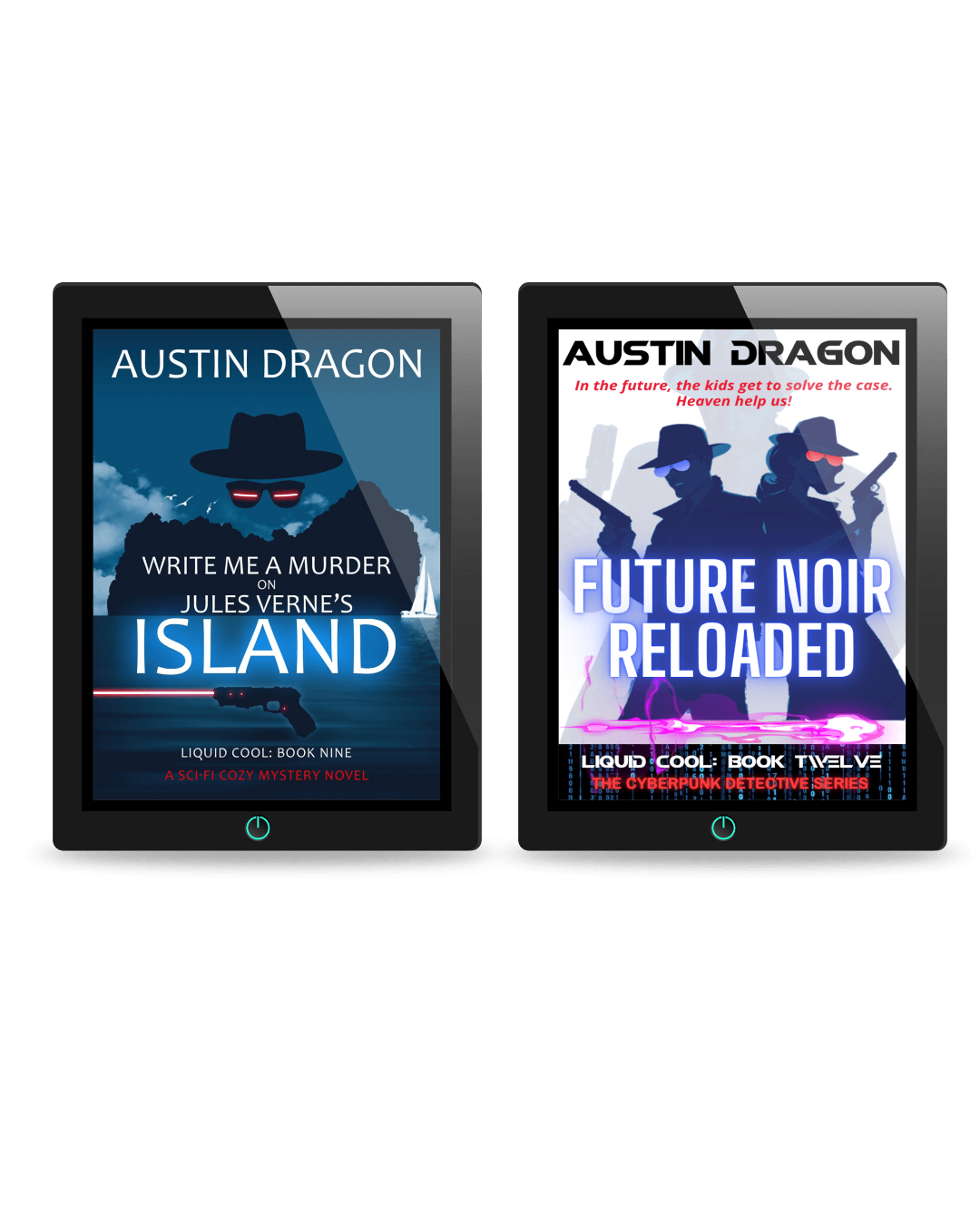 The Liquid Cool Sci-Fi Cozy Mystery "Double Feature" E-Book Bundle