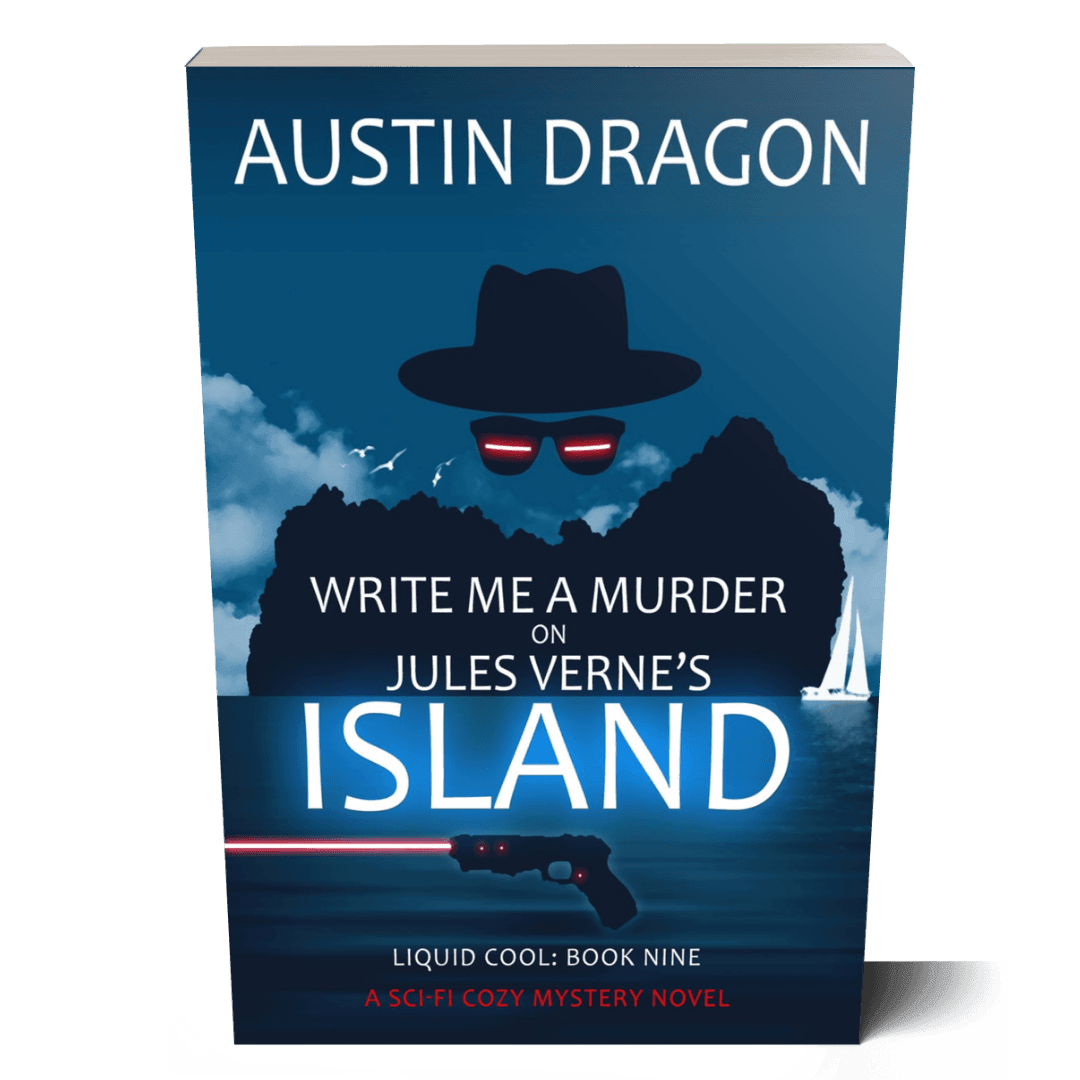 Write Me a Murder on Jules Verne's Island: A Sci-Fi Cozy Mystery Novel (Liquid Cool, Book 9) Paperback