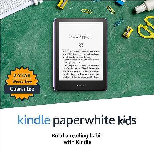 Kindle Paperwhite Kids – kids read, on average, more than an hour a day with their Kindle, 16 GB, Robot Dreams